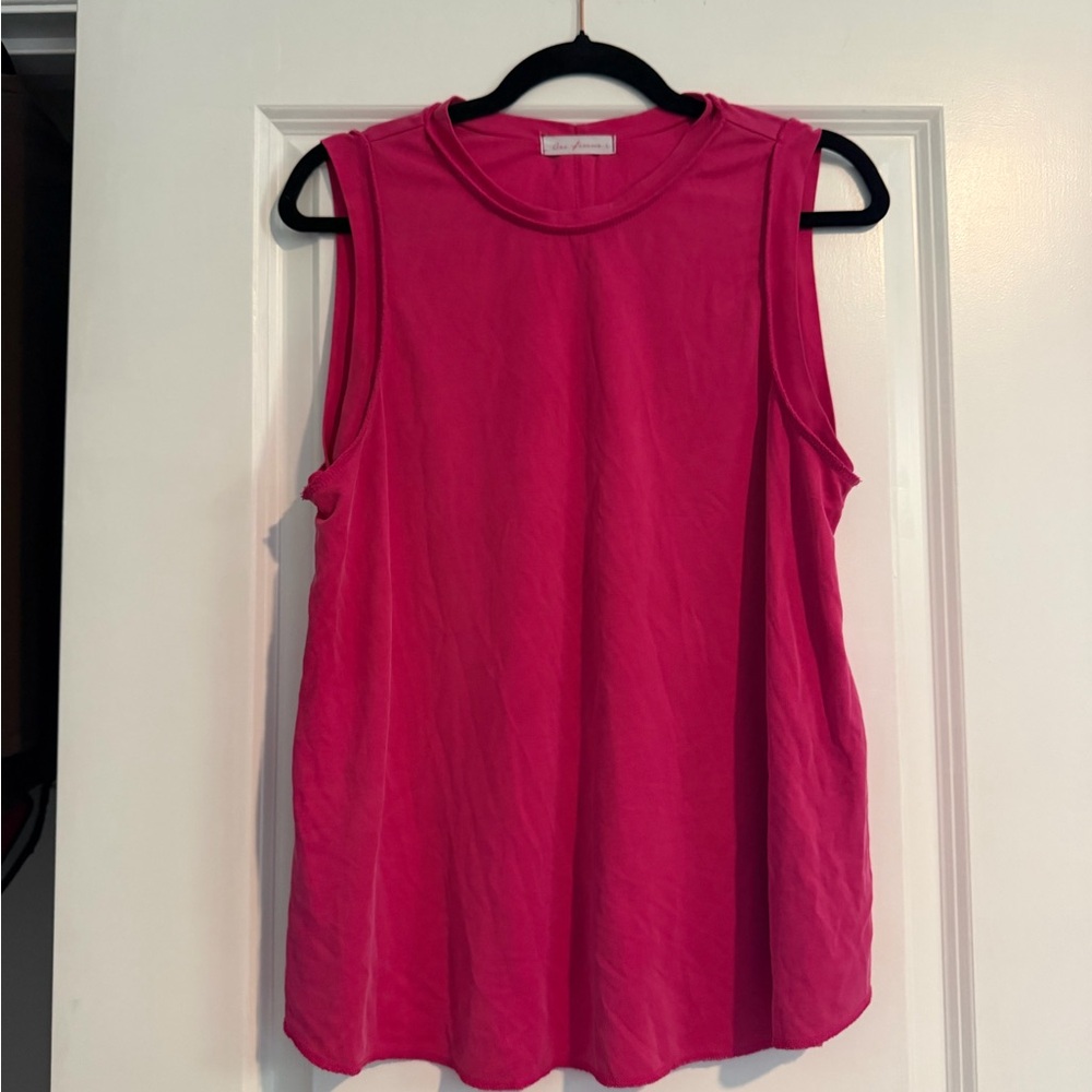 Sleeveless Pink Top